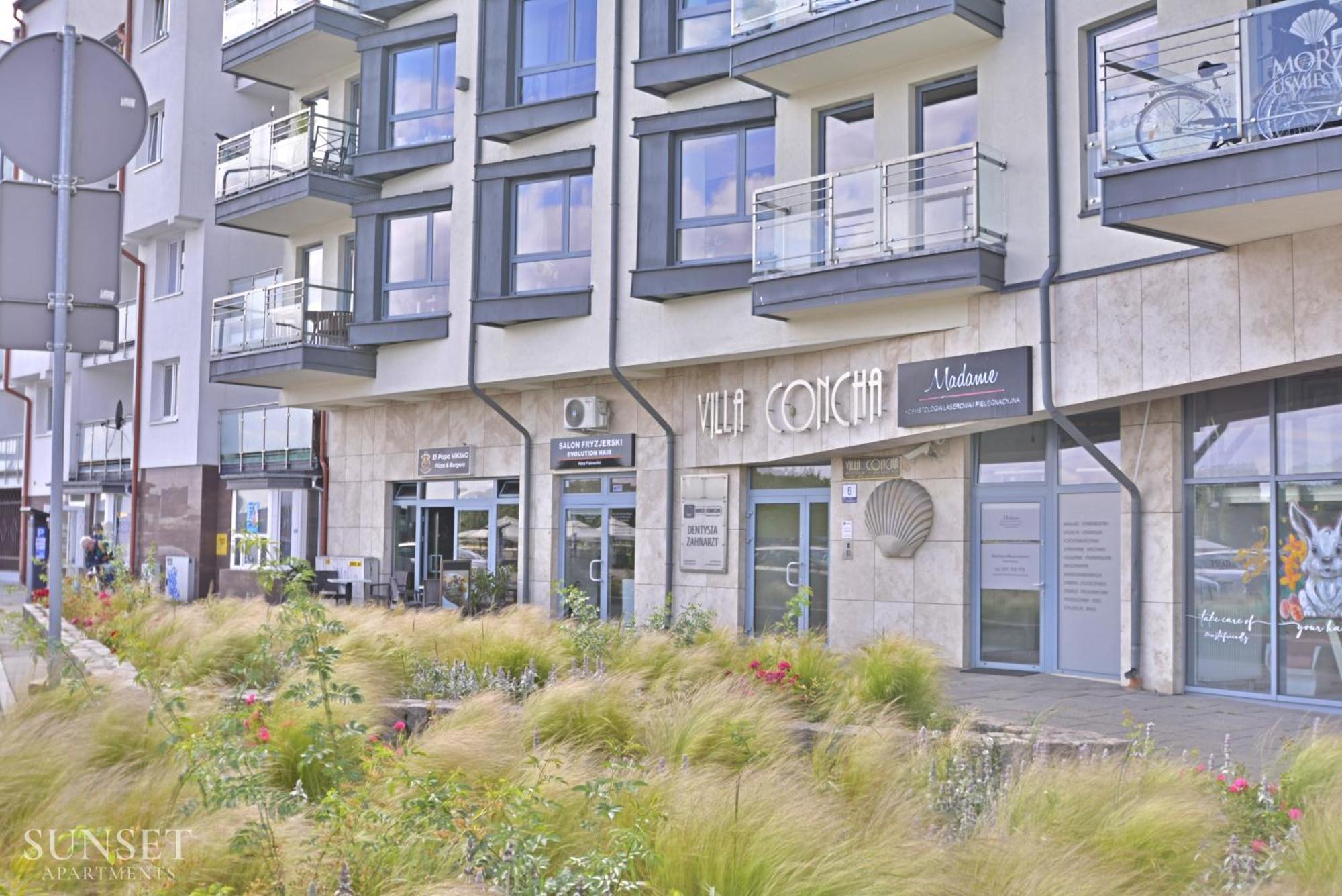 Sunset Apartments - Villa Concha - Parking - Widok Na Port! 斯维诺乌伊希切 外观 照片