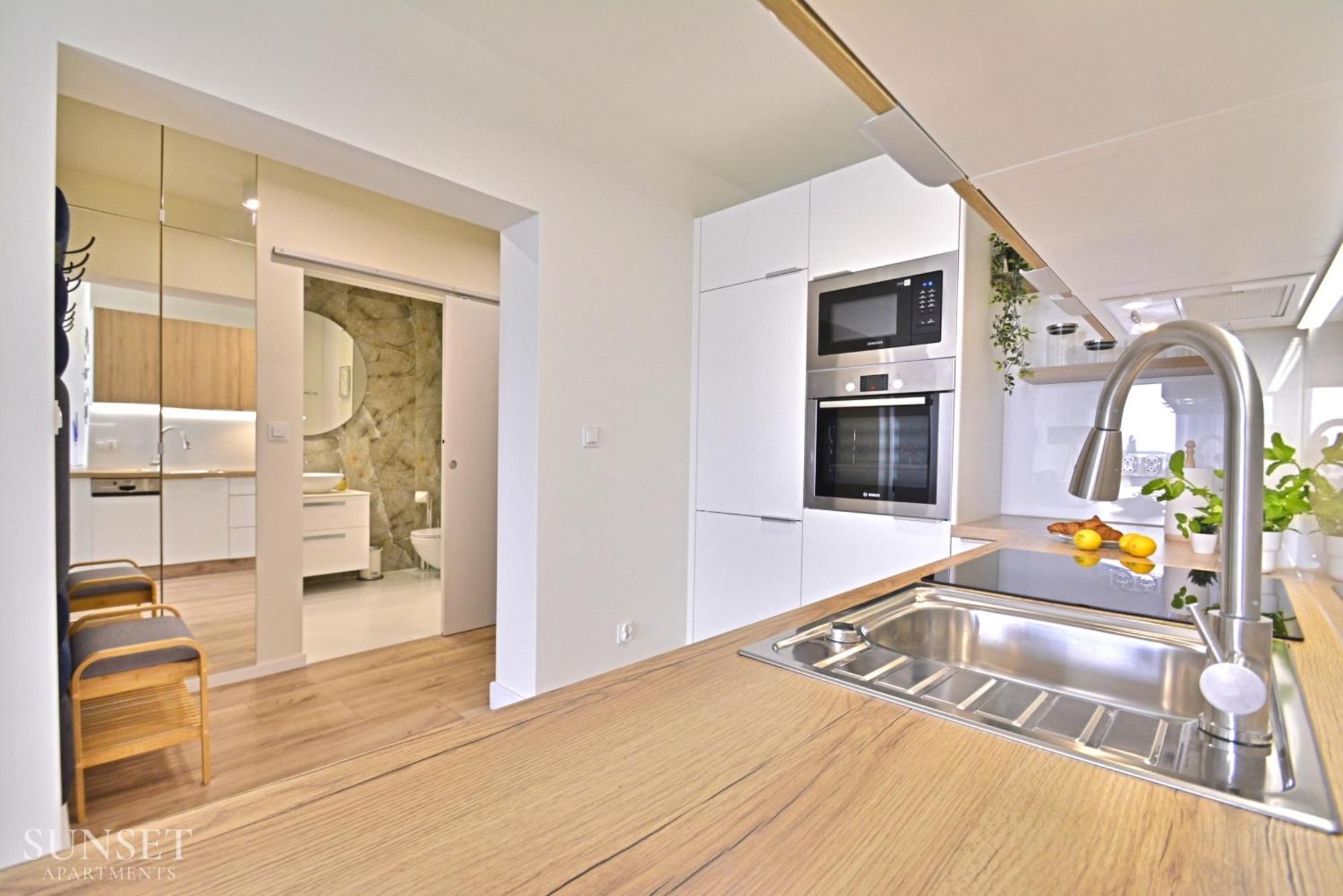 Sunset Apartments - Villa Concha - Parking - Widok Na Port! 斯维诺乌伊希切 外观 照片